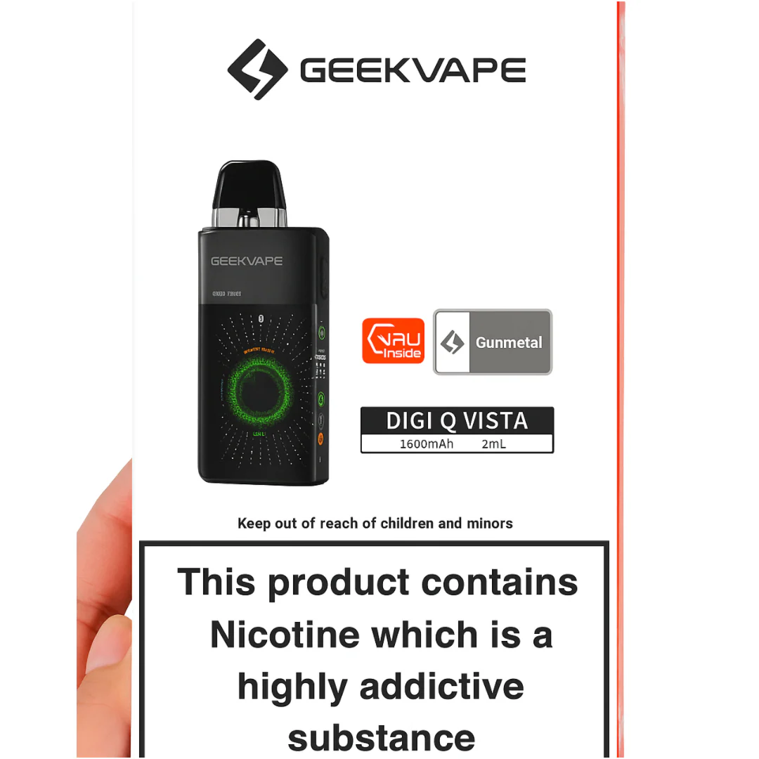 Geek Vape Digi Q Vista Pod System – 1600mAh | 35W Max | Q Cartridge Compatible 🔹 - Image 4