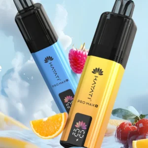 Hayati Pro Max Plus – 6000+ Puffs | Refillable & Reusable | 20MG | Smart Display Vape 🔹
